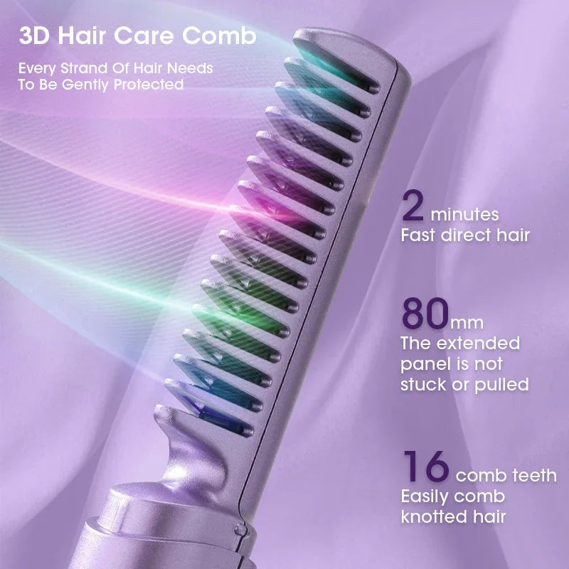 Portable Wireless Electric Hair Brushes