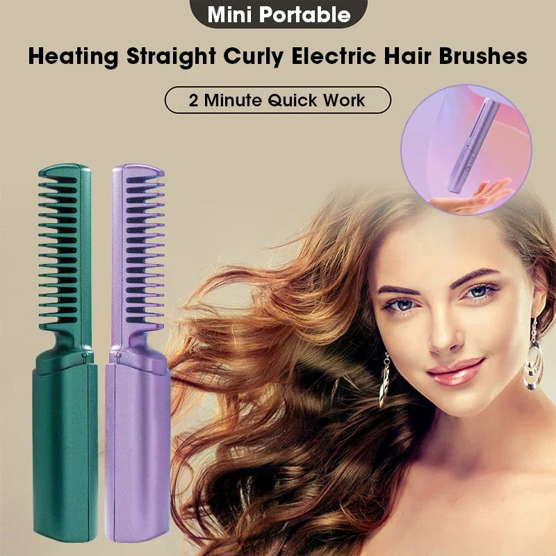 Portable Wireless Electric Hair Brushes