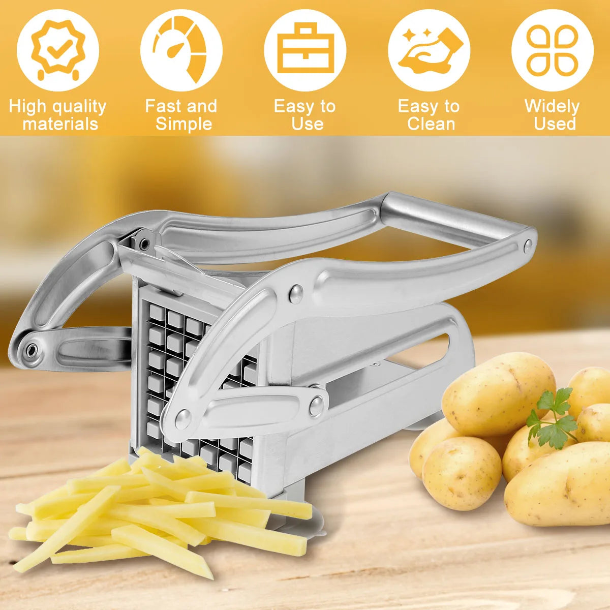 French Fry Cutter Stainless Steel