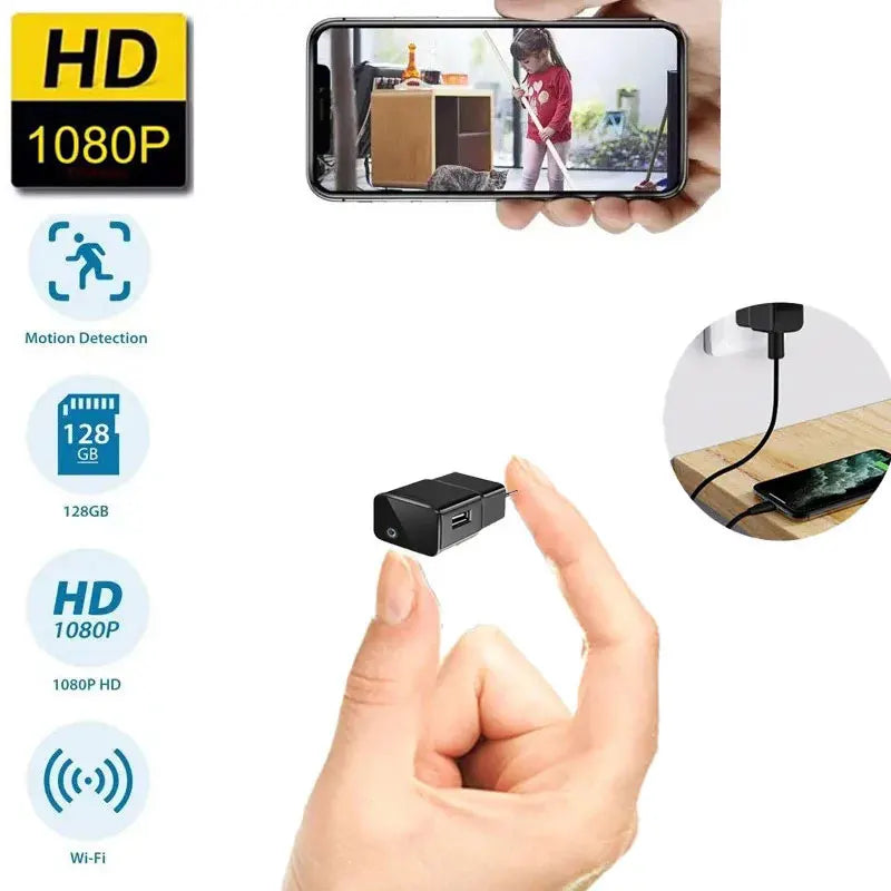 Camera Video Recorder Charger With Micro Body Cam Wireless Monitor Sensor