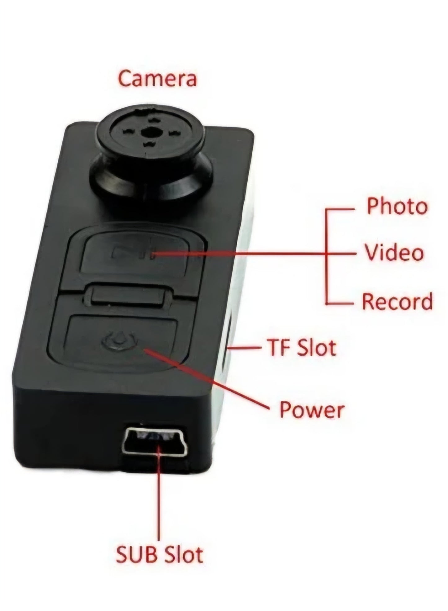 Mini Camera 3 In 1 Take Photos Voice Video Recorder